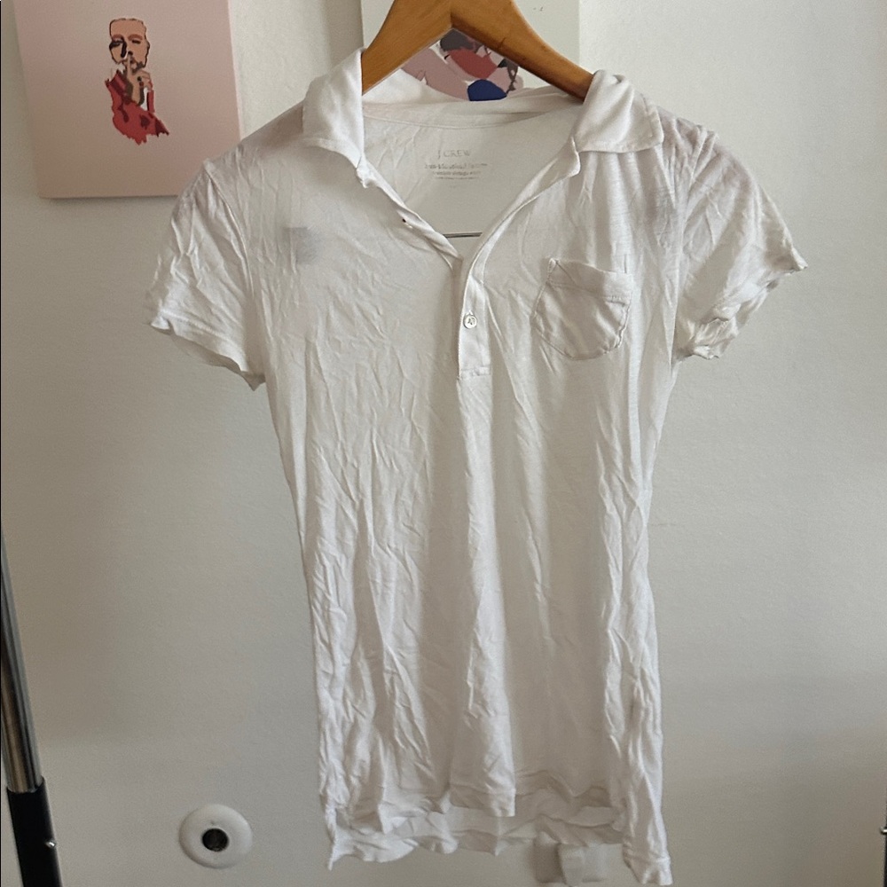 J crew women’s Short Sleeve Polo Shirt